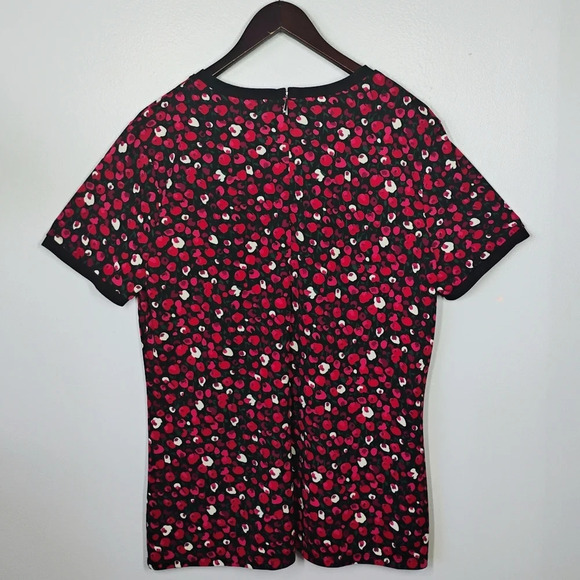 Lauren Ralph Lauren Floral Artsy Stretch Jersey Top Crewneck Plus Size 1X - Picture 3 of 11